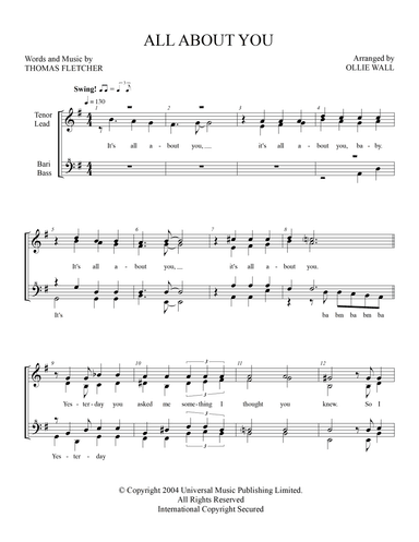 All About You (arr. Ollie Wall)