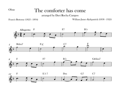 The comforter has come (arr. Davi Rocha Campos)