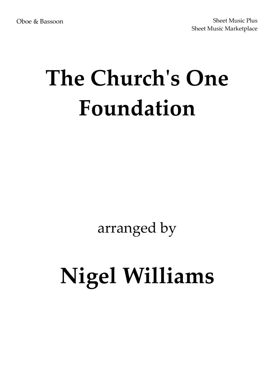 The Church's One Foundation, for Oboe and Bassoon Duet (arr. Nigel Williams)