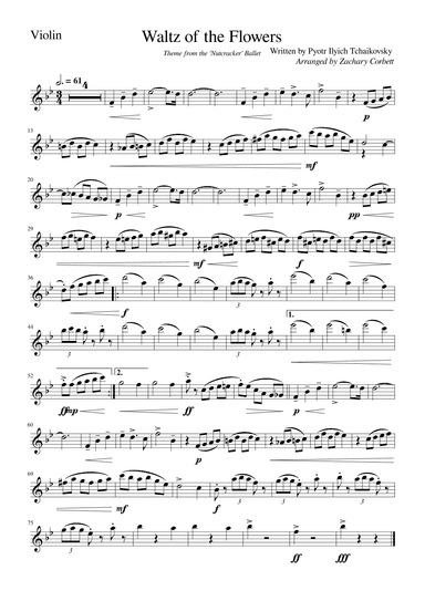 Waltz of the Flowers (arr. Zachary Corbett)