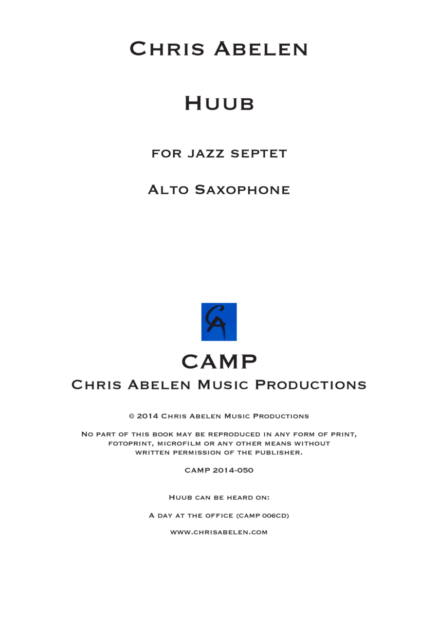 Huub - alto saxophone
