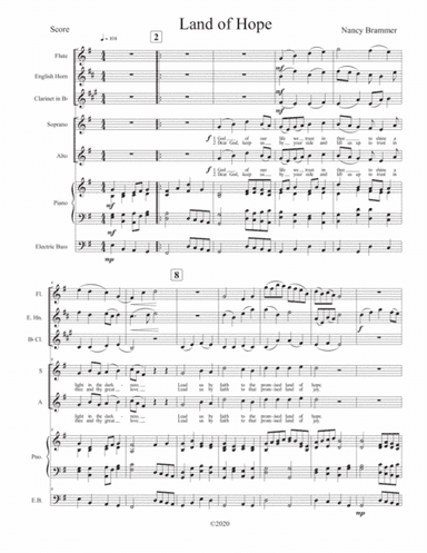 Land of Hope, SA with Woodwind Accompaniment