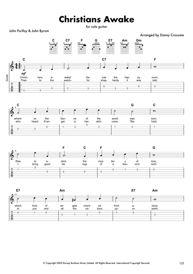 Christians Awake (arr. Danny Crocome)