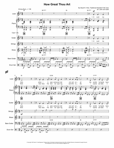 How Great Thou Art (arr. John van Gulik)
