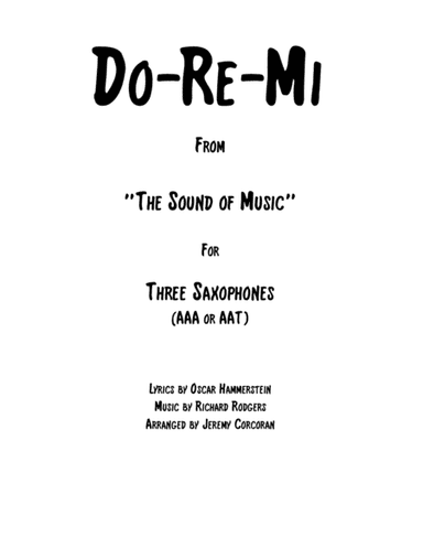 Do-Re-Mi (arr. Jeremy Corcoran)