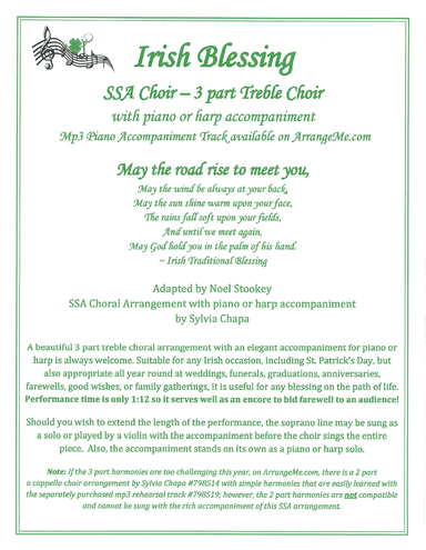 Irish Blessing (arr. Sylvia Chapa)