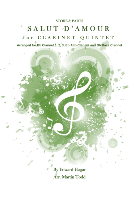 Salut d'Amour for Clarinet Quintet (arr. Martin Todd)