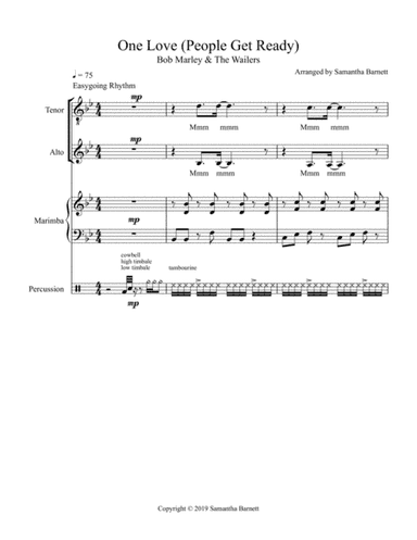 One Love (people Get Ready) (arr. Samantha Barnett)