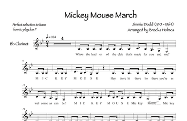 Mickey Mouse March (arr. Brooks Holmes)