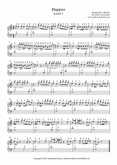 Happier (arr. Pedro Lutterbach)