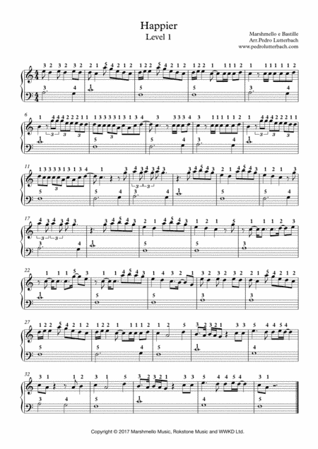 Happier (arr. Pedro Lutterbach)