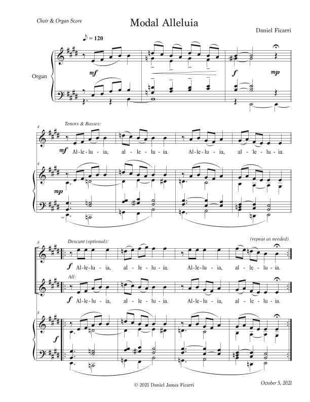 Modal Alleluia