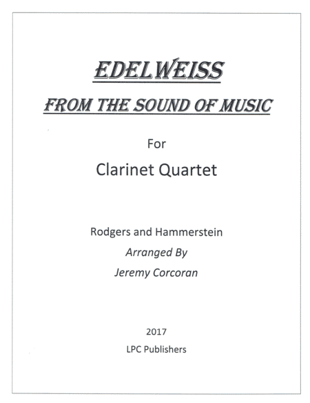 Edelweiss (arr. Jeremy Corcoran)
