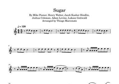 Sugar (arr. Thiago Marconato)