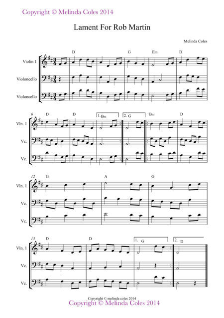 Lament for Rob Martin