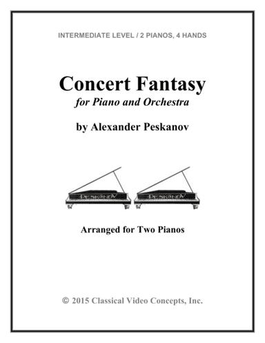 Concert Fantasy for Piano and Orchestra (First Edition)