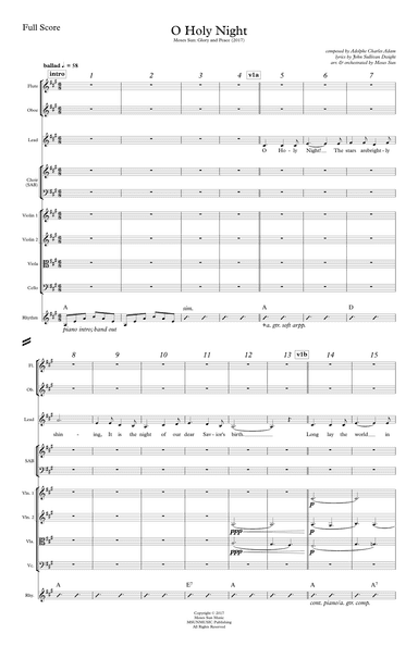 O Holy Night (arr. Moses Sun)
