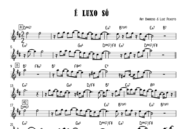 É Luxo Só (arr. Greg Sanders)