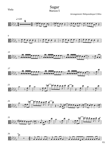 Sugar (arr. Melquisedeque C.Silva)