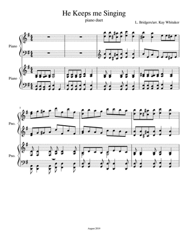 He Keeps Me Singing (arr. Kay Whitaker)