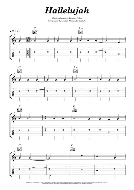 Hallelujah (arr. Cristian Hernandez Castellvi)