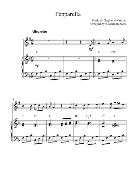Pepparella (arr. Kaiserin Rebecca)