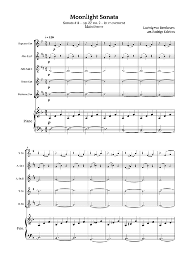 Moonlight Sonata (arr. Rodrigo Faleiros)