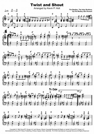 Twist And Shout (arr. Kevin P. Holt)