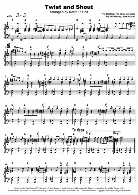 Twist And Shout (arr. Kevin P. Holt)
