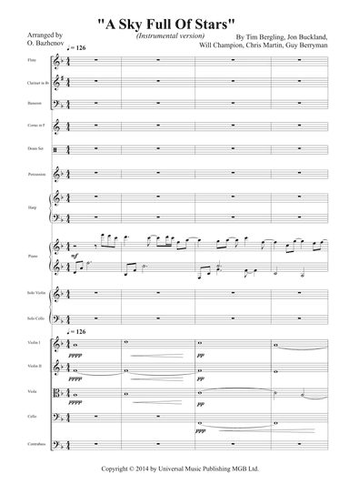 A Sky Full Of Stars (arr. arrange by Oleksiy Bazhenov)