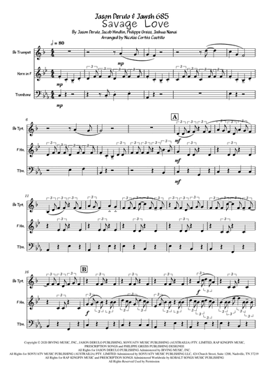 Savage Love (arr. Nicolás Cortés Castillo)