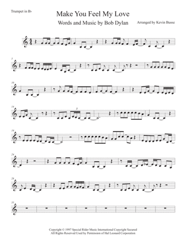 Make You Feel My Love (arr. Kevin Busse)
