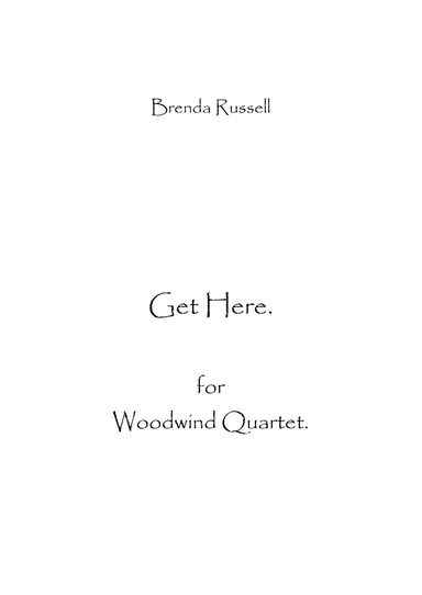 Get Here (arr. Spence Bundy)