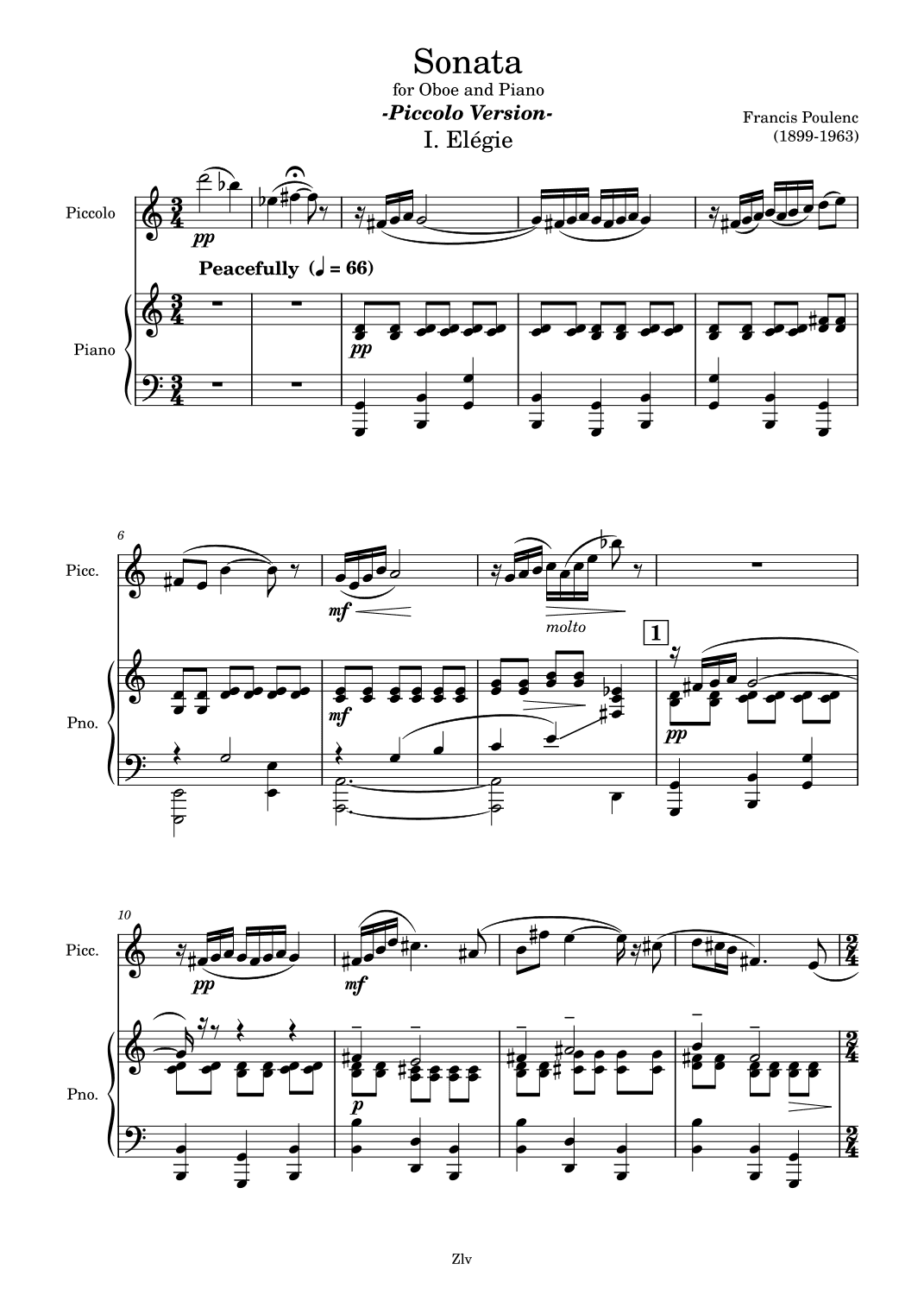 Sonata (arr. Zellev)