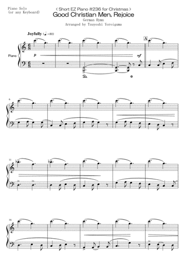 Good Christian Men, Rejoice (arr. Tsuyoshi Yoroiguma)