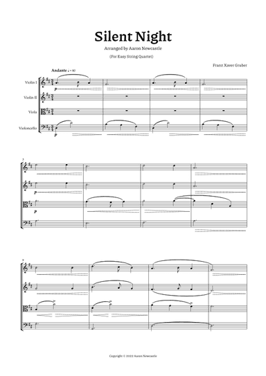 Silent Night (arr. Aaron Newcastle)