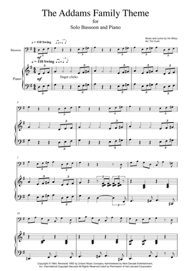 Addams Family Theme (arr. Tim Curd)