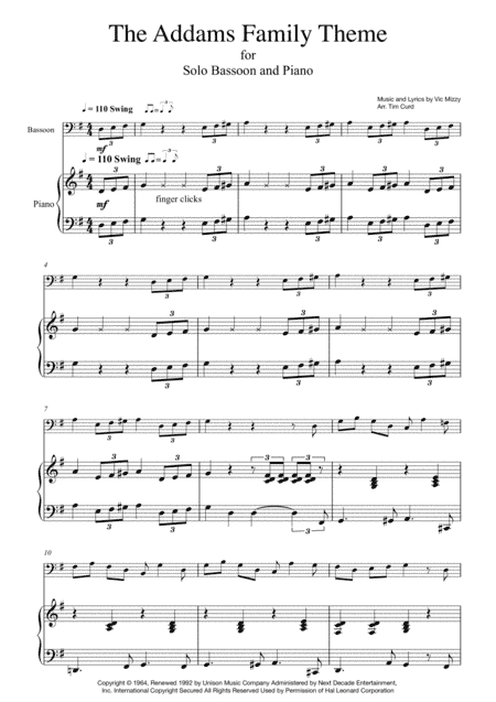 Addams Family Theme (arr. Tim Curd)