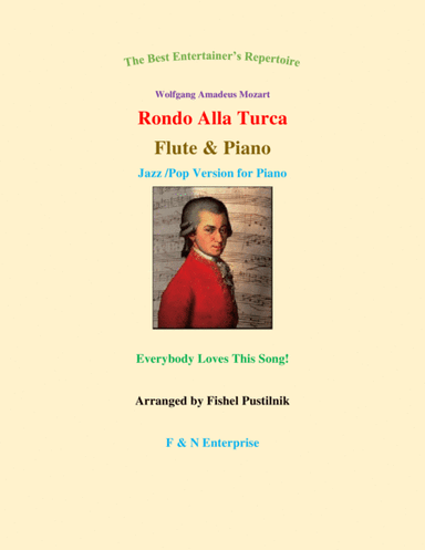 "Santa Lucia"-Piano Background for Flute and Piano (Jazz/Pop Version) (arr. Fishel Pustilnik)