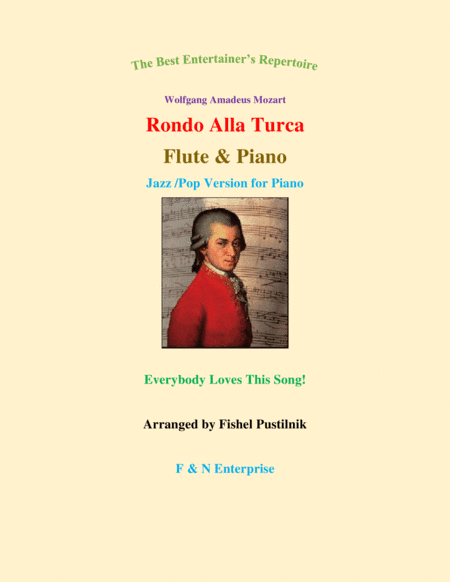"Santa Lucia"-Piano Background for Flute and Piano (Jazz/Pop Version) (arr. Fishel Pustilnik)