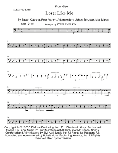Loser Like Me (arr. Ryder Emerson)