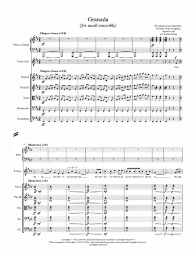 Granada (arr. Jordan Grigg)