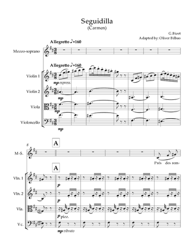 Seguidilla (arr. Oliver Payán)