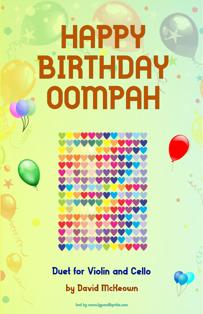 Happy Birthday Oompah, for Violin and Cello Duet (arr. David McKeown)