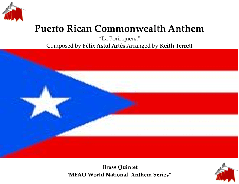 Puerto Rican Commonwealth Anthem for Brass Quintet (arr. Keith Terrett)