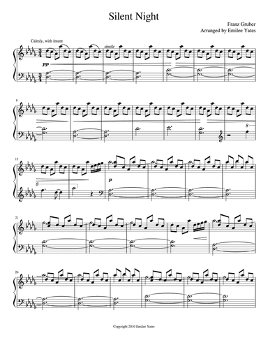 Silent Night (arr. Emilee Yates)