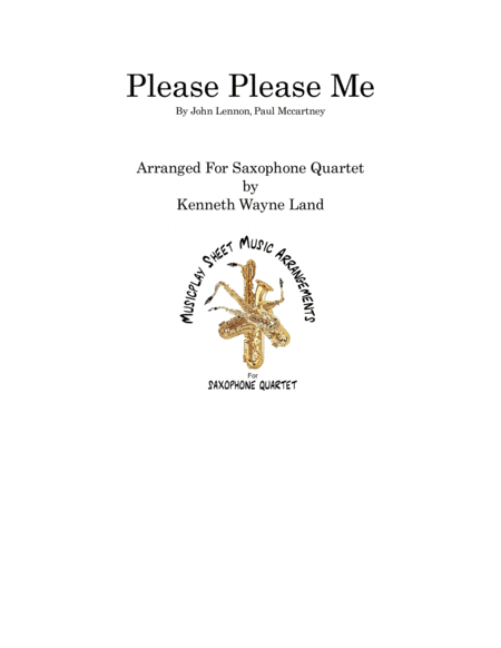 Please Please Me (arr. Wayne Land)
