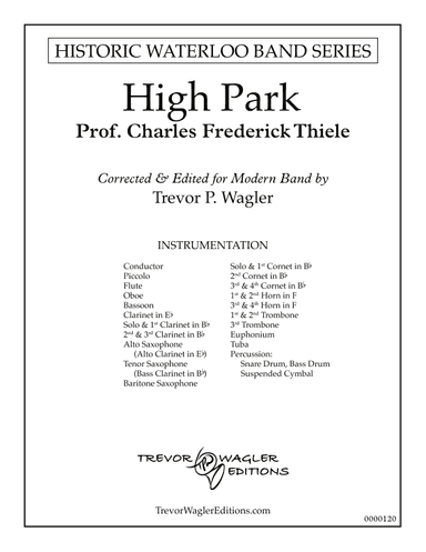 High Park (arr. Trevor P. Wagler)