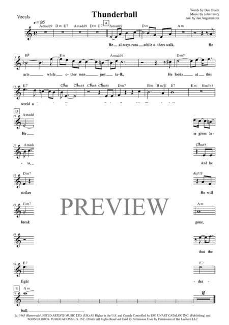 Thunderball (arr. Jan Angermüller)