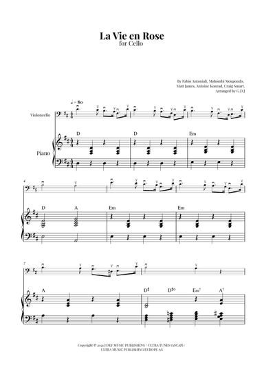 La Vie En Rose (arr. GDJ)